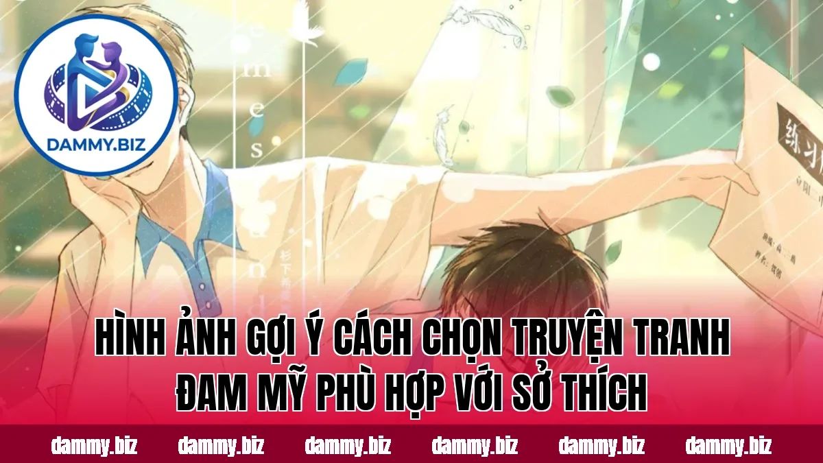 Hình ảnh gợi ý cách chọn truyện tranh đam mỹ phù hợp với sở thích