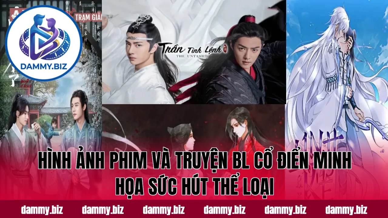 Hình ảnh phim và truyện BL cổ điển minh họa sức hút thể loại