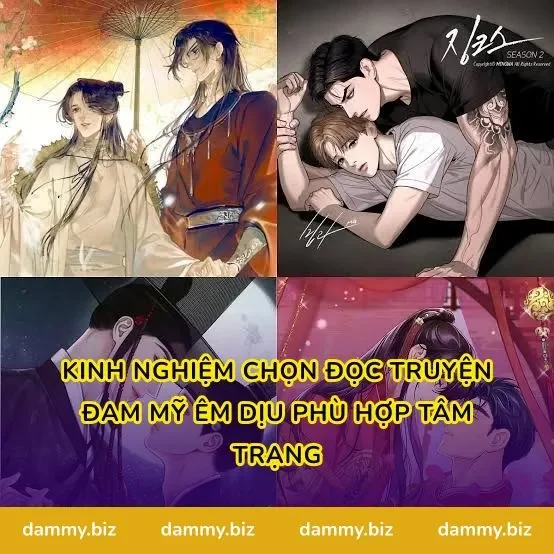 Kinh nghiệm chọn đọc truyện đam mỹ êm dịu phù hợp tâm trạng