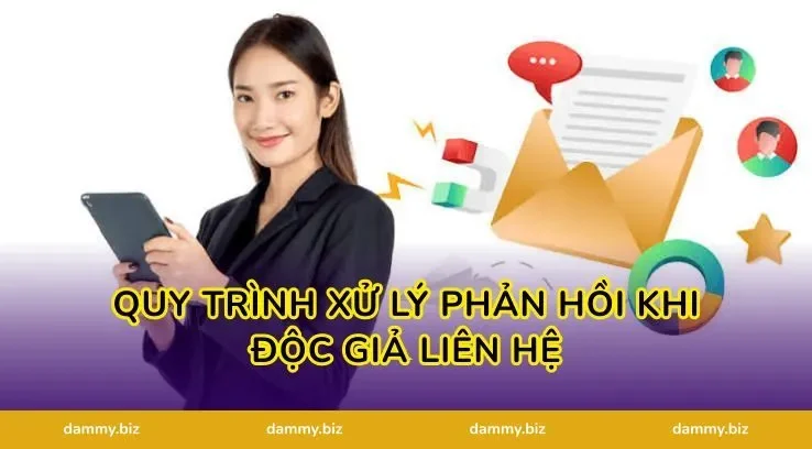 Quy trình xử lý phản hồi khi độc giả liên hệ