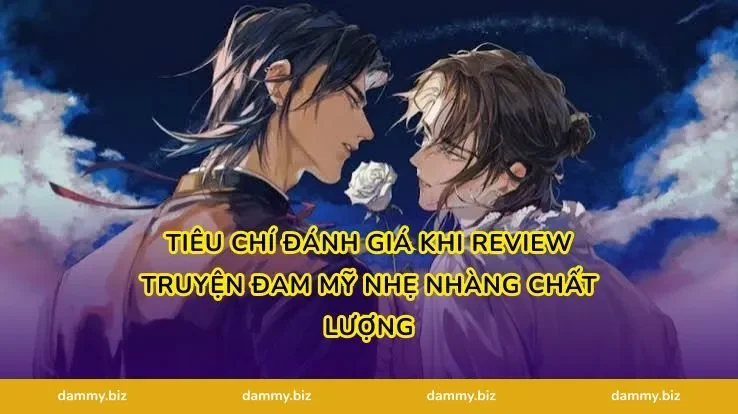 Tiêu chí đánh giá khi review truyện đam mỹ nhẹ nhàng chất lượng
